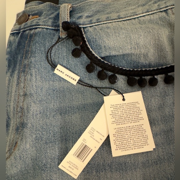 MARC JACOBS Cropped Jeans with Tassels - Picture 3 of 5